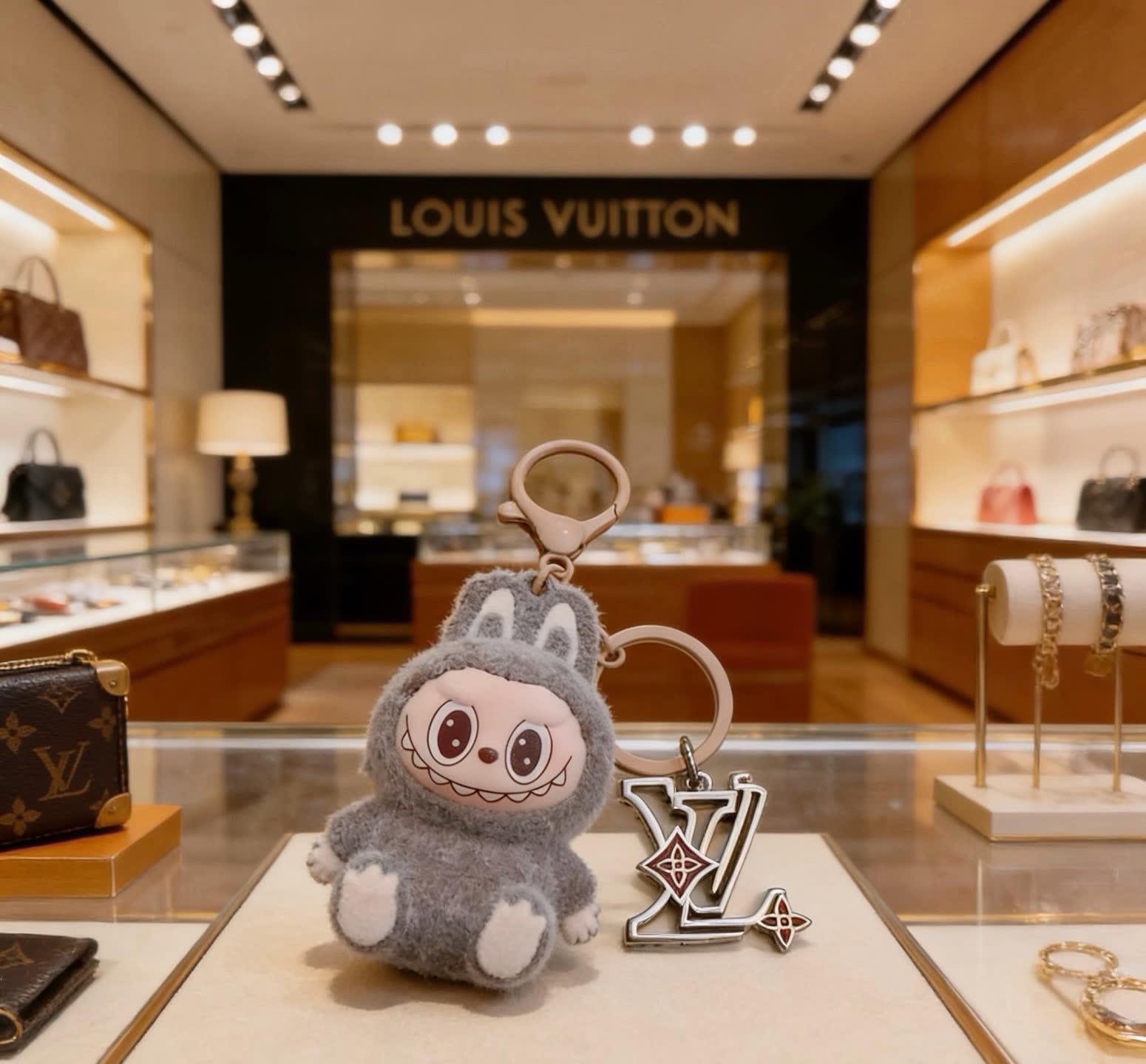 Louis Vuitton Keychain with Miffy